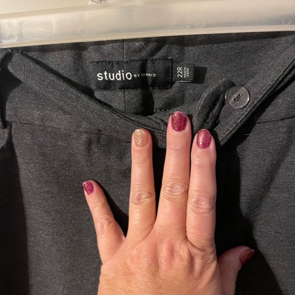 EUC Torrid Gray Ponte Dress Pant Size 22 - Picture 3 of 3